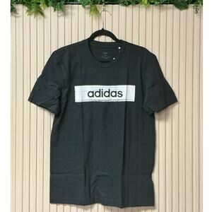 Adidas Minimalistic Logo Short Sleeve T-Shirt Black Men's Size M - EI4593
